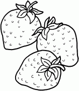 大草莓簡筆畫