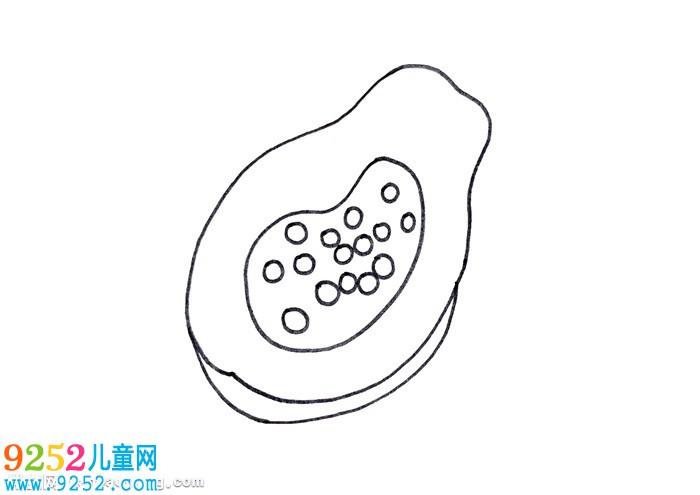木瓜怎么畫