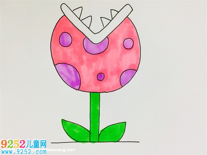 食人花<a href=http://www.inspiredelm.com/jianbihua/ target=_blank class=infotextkey>簡(jiǎn)筆畫</a>教程