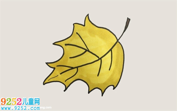 落葉怎么畫
