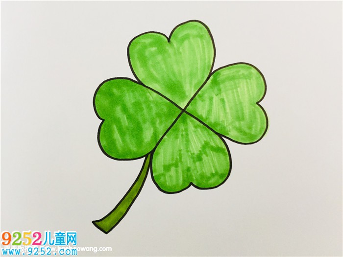 四葉草怎么畫簡(jiǎn)單好看