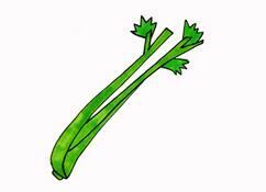 芹菜怎么畫？