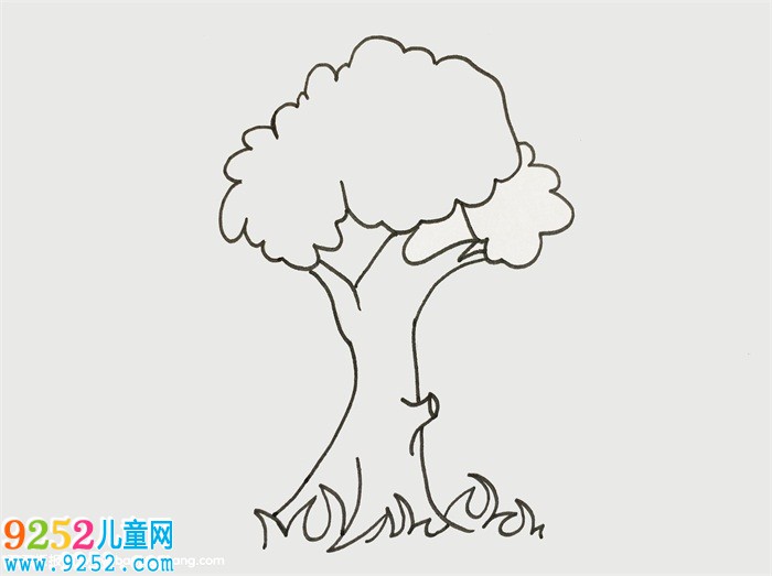 大樹怎么畫簡單又好看
