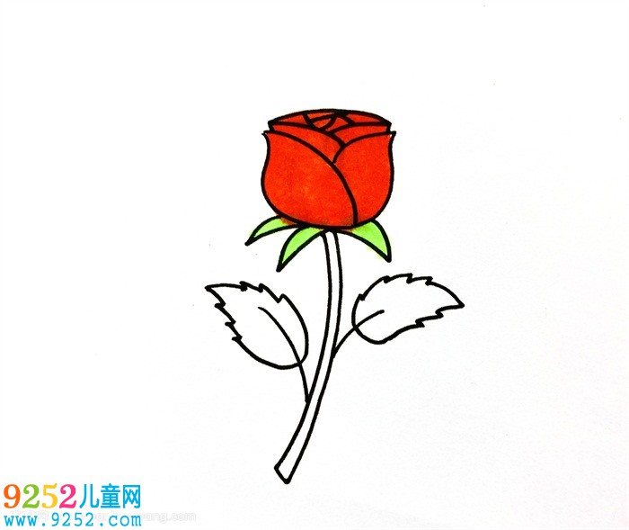 <a href=http://www.inspiredelm.com/ertonghua/ target=_blank class=infotextkey>兒童畫(huà)</a>玫瑰花簡(jiǎn)單畫(huà)法