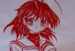 卡通小女孩
