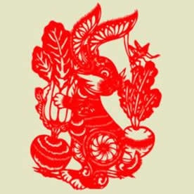 拔蘿卜的兔子