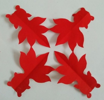 金魚和蓮花<a href=http://www.inspiredelm.com/jianzhi/ target=_blank class=infotextkey>剪紙</a>教程