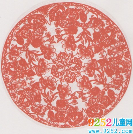 蛇盤兔團花<a href=http://www.inspiredelm.com/jianzhi/ target=_blank class=infotextkey>剪紙</a>