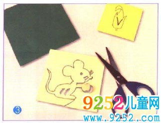 老鼠吃玉米窗花_<a href=http://www.inspiredelm.com/jianzhi/ target=_blank class=infotextkey>剪紙</a>圖案大全