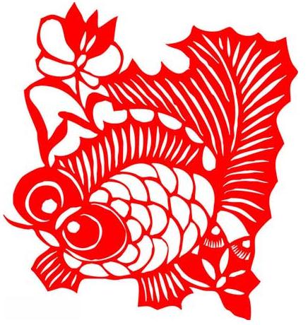 金魚和蓮花<a href=http://www.inspiredelm.com/jianzhi/ target=_blank class=infotextkey>剪紙</a>教程