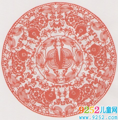 春牛得子<a href=http://www.inspiredelm.com/jianzhi/ target=_blank class=infotextkey>剪紙</a>圖案