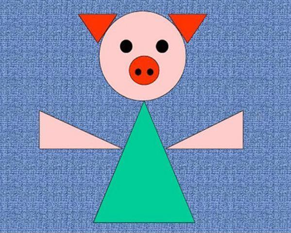 幼兒園親子課程<a href=http://www.inspiredelm.com/jiaoan/ target=_blank class=infotextkey>教案</a>及圖片素材—圖形寶寶找朋友