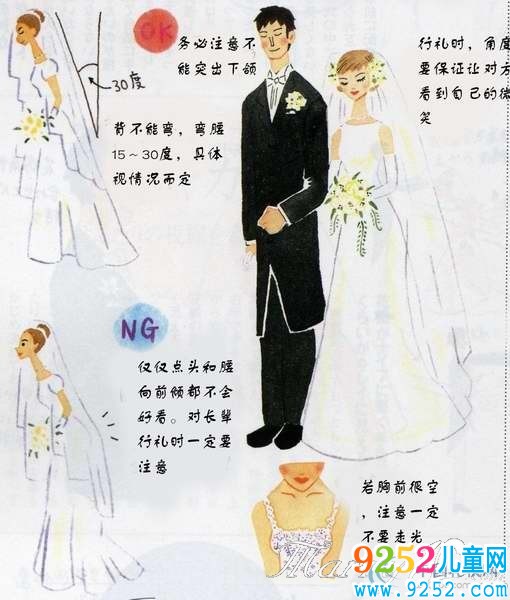 婚禮的鞠躬行禮