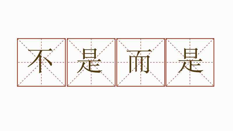 用不是而是造句，不是而是造句大全