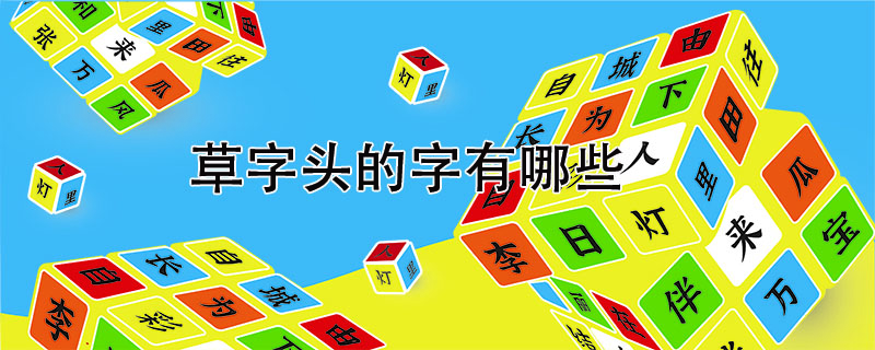 草字頭的字有哪些