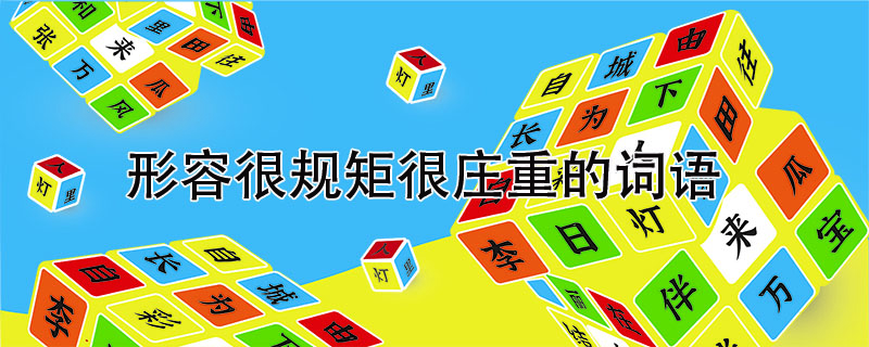 形容很規(guī)矩很莊重的詞語(yǔ)