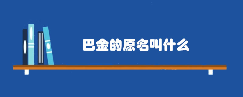 巴金的原名叫什么