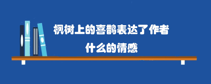 楓樹上的喜鵲表達(dá)了作者什么的情感