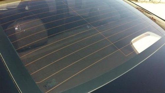 汽車后窗玻璃上的細線條有什么作用？