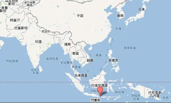 巴厘島在地圖哪個(gè)位置