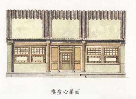 棋盤心屋面