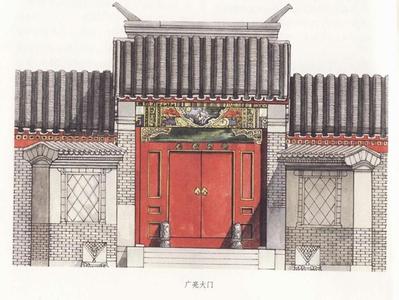 老北京的院門(mén)