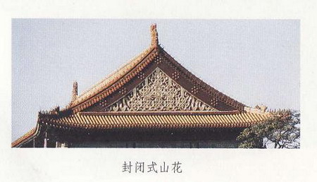 封閉式山花 封閉式山花