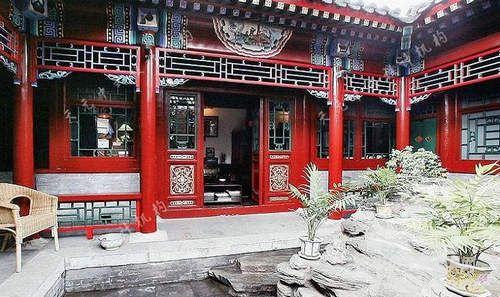 北京四合院建筑的油飾
