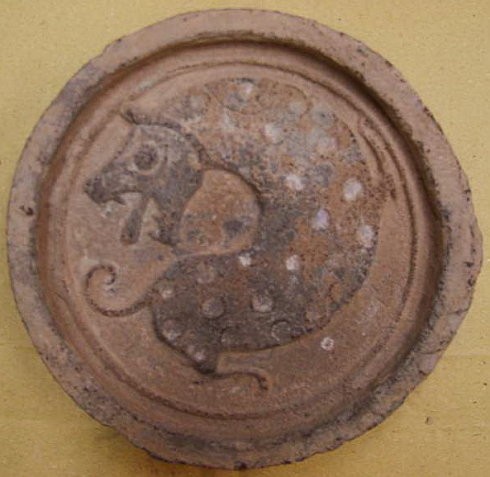 先秦 豹紋瓦當(dāng)