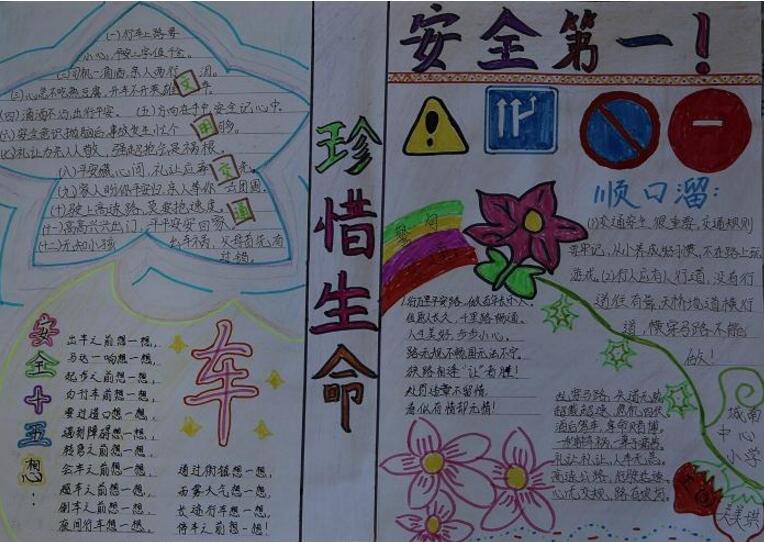 交通安全手抄報(bào)，文明交通
