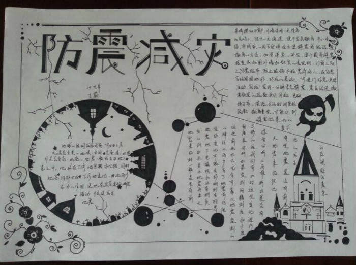 防震減災(zāi)知識防震減災(zāi)手抄報(bào)