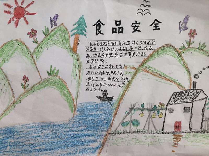 小學生食品安全<a href=http://www.inspiredelm.com/shouchaobao/ target=_blank class=infotextkey>手抄報</a>，食品安全需關注