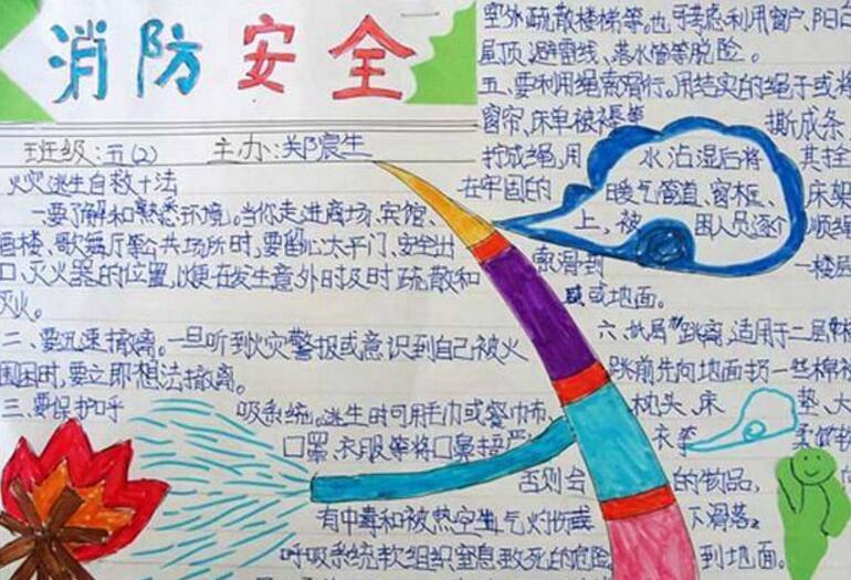 消防安全手抄報(bào)，消防安全手抄報(bào)版面設(shè)計(jì)