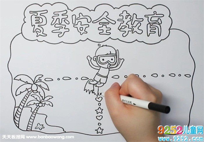 夏季安全教育小報