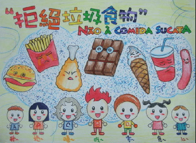 關(guān)于拒絕零食的手抄報(bào)內(nèi)容，拒絕垃圾食物