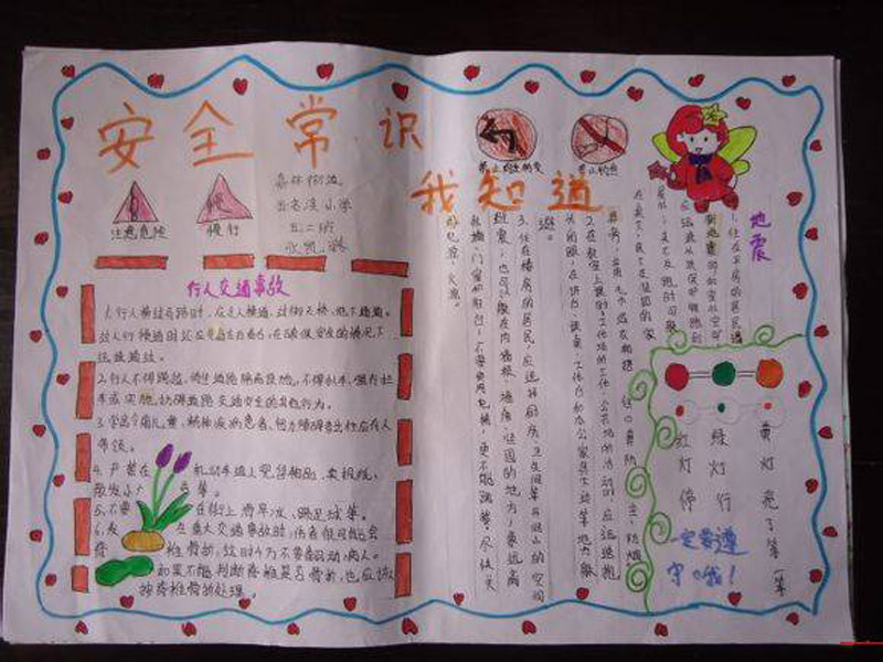 交通安全手抄報(bào)，安全常識(shí)我知道