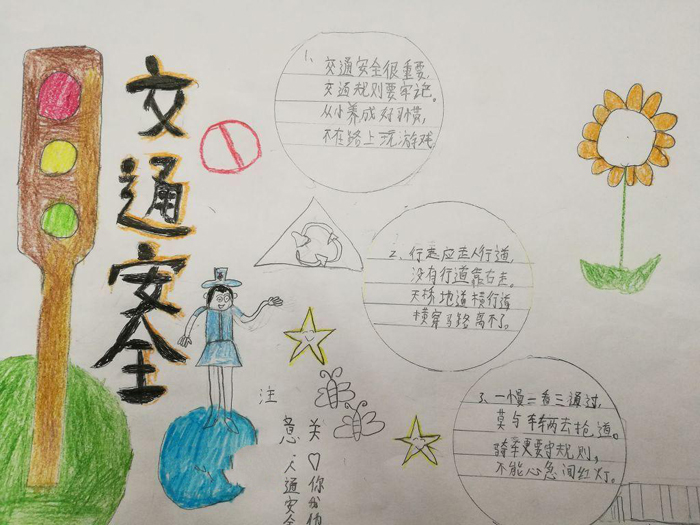交通安全手抄報(bào)，交通規(guī)則要牢記