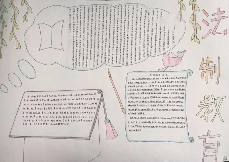 關于法制教育的手抄報，法制教育