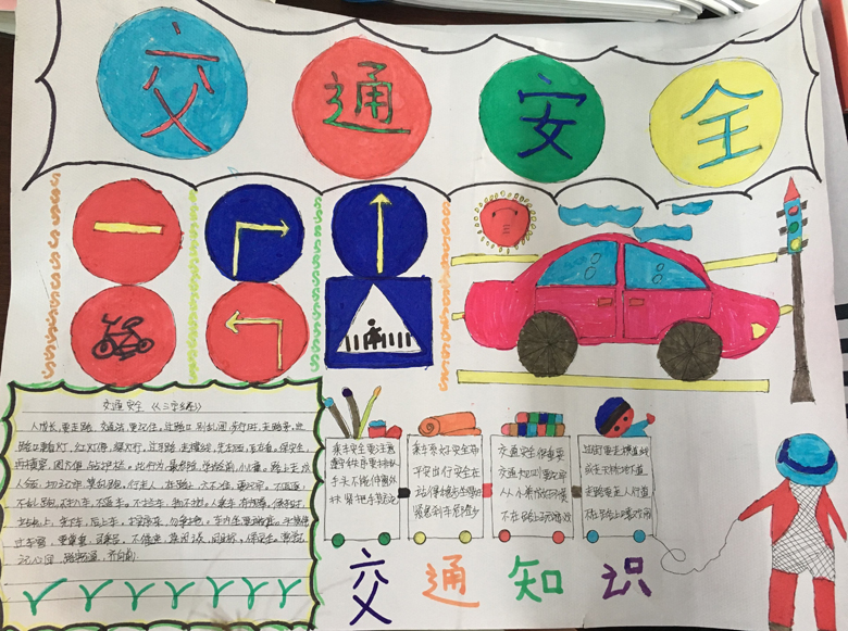 交通安全手抄報(bào)，交通安全小知識(shí)