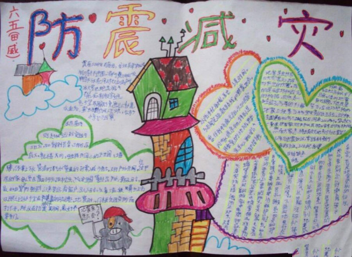 防震減災(zāi)日防震減災(zāi)手抄報(bào)