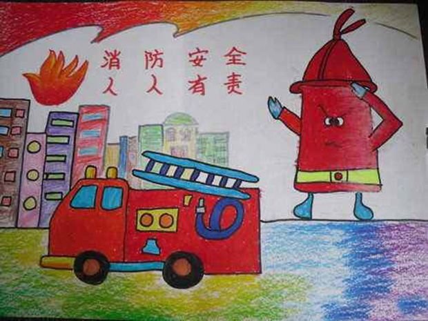 創(chuàng)意消防安全手抄報圖片