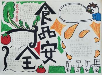 最漂亮食品安全手抄報(bào)大全，食品安全需關(guān)注