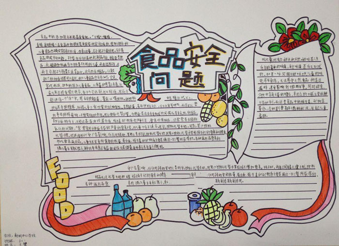 食品安全手抄報(bào)，食品安全問(wèn)題