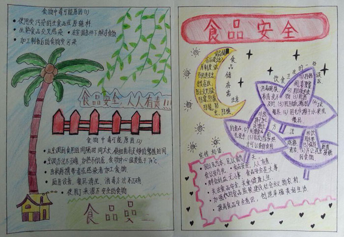 食品安全手抄報(bào)，食品安全人人有責(zé)