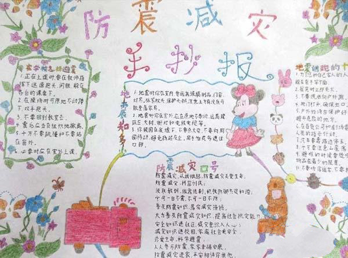 防震減災(zāi)手抄報(bào)圖片，地震知多少