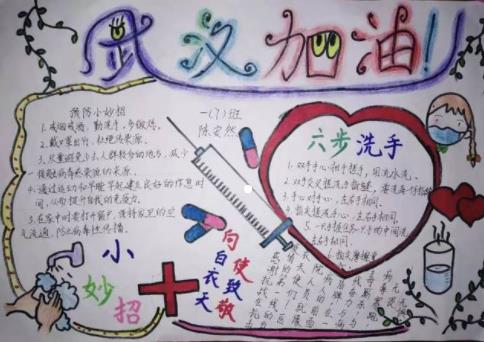 2020祝福武漢武漢加油<a href=http://www.inspiredelm.com/shouchaobao/ target=_blank class=infotextkey>手抄報</a>卡通可愛
