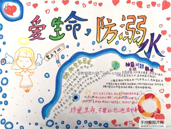 關(guān)于防溺水的手抄報，預(yù)防溺水