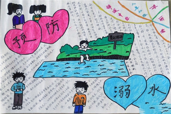 小學(xué)生防溺水安全手抄報(bào)大全，預(yù)防溺水