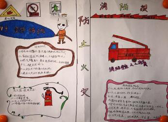 119消防安全手抄報(bào)圖片，消防安全從我做起