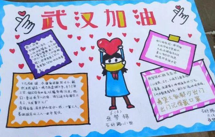 武漢加油抗擊疫情六年級(jí)手抄報(bào)
